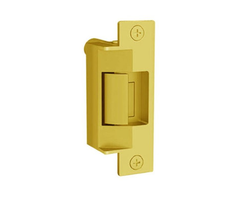 Folger Adam 732-F-24D-605-LBMLCM Fail Safe Fire Rated Electric Strike with Latchbolt & Locking Cam Monitor in Bright Brass