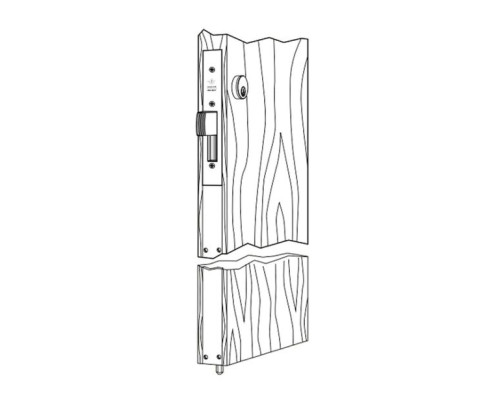 Adams Rite MS1837-605 Two-Point Deadlock with 1-1/2