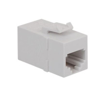 ICC IC107C6RWH RJ-11/14/25 6P6C Coupler, White