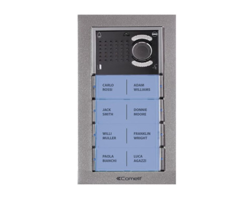 Comelit IV8F EZ-Pack Video Entry Panel Kit (Flush) 8 button