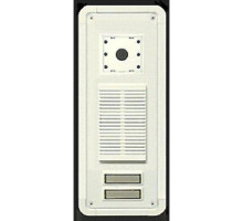 Alpha TTV2W 2 Button Video Panel-White-Flush