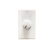 Speco WAT10DW 10W 70/25V Mono Attenuator with White Wall Plate