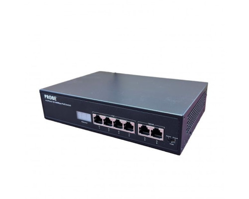 Cantek POE-SW4P-2G-65 4 Port PoE Plus Network Layer 2 Switch with 2 Uplink