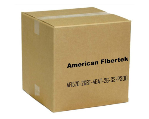 American Fibertek AFI570-2GBT-4GAT-2G-3S-P300 Managed Switch 8 RJ45 2 PoE++ 4 PoE+ 2 SFP Port 1RU