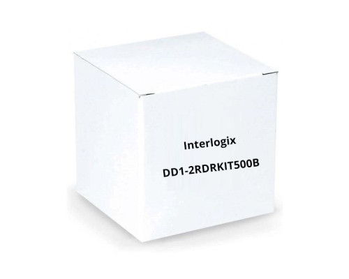 Interlogix DD1-2RDRKIT500B DirecDoor 2 Reader Kit Includes (1) DirecDoor, (2) T500SW Readers Black Mullion Mount, (2) Back Plates Black for Single Width