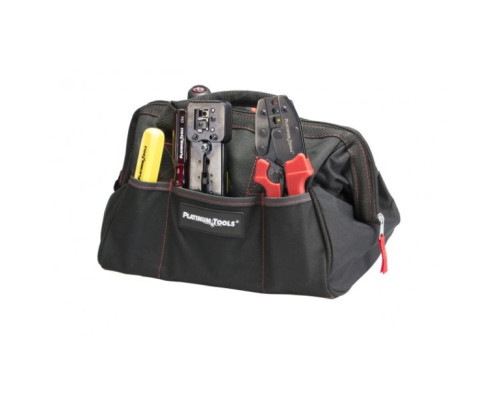 Platinum Tools 4006 12.75' x 8.75' x 8' Big Mouth Canvas Tool Bag