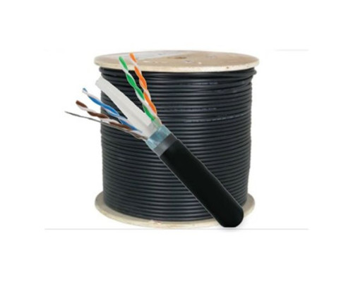 MDY Group 907072 Dynotech CAT 6A Cable Black “UL” 1000 Feet