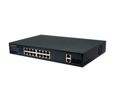 Seco-Larm NS-516UT-GAQ 16-Port PoE Switch