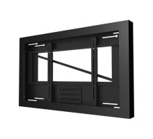 Peerless-AV KIL649NA 49' On-Wall Kiosk Landscape Enclosure with Non-Glare Display Covering, Black