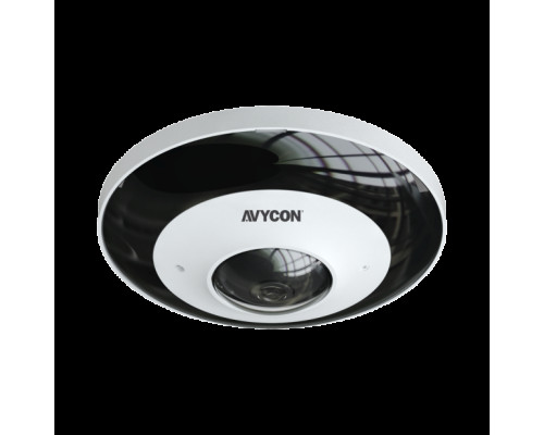 Avycon AVC-PNN61FLT 6 Megapixel Weatherproof IR Fisheye IP Camera