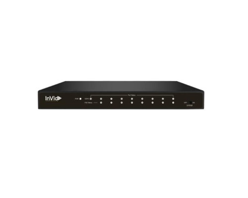 InVid VIS-LRPOE8-1 8 Port PoE Switch with Gigabit Combo Port