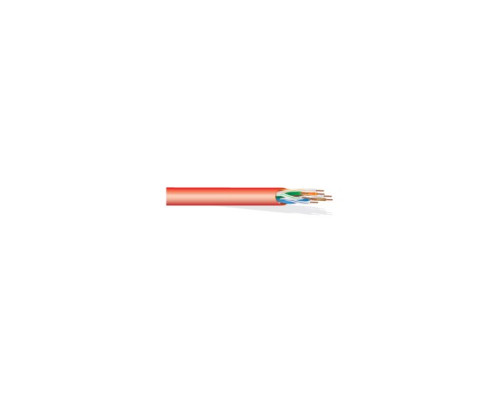 West Penn 4245EZPK1000 8 Conductor, 24 AWG Solid Unshielded CAT 5E Cable, 1000', Pink