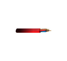 West Penn 60982BRD0500 4 Conductor 18 AWG Solid Unshielded FPLP Cable, 500', Red