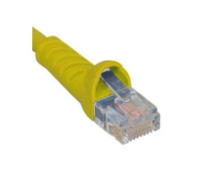 ICC ICPCSJ14YL Molded Boot Patch Cord, Yellow, 14 Ft.