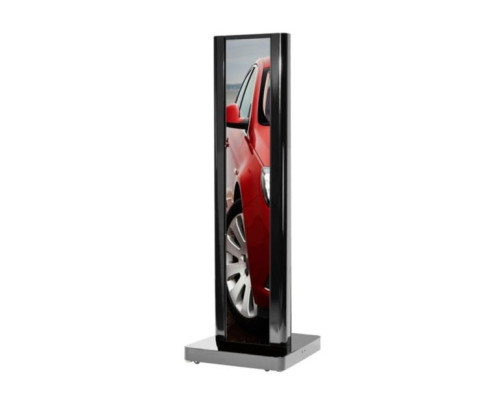 Peerless-AV KIP586-1LG-S One-Sided Ultra Stretch Portrait Kiosk, Silver