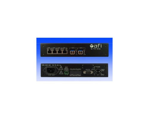 AFI CXB-6p-PoE 6-Port Ethernet Switch w/PoE & Environmental Monitoring