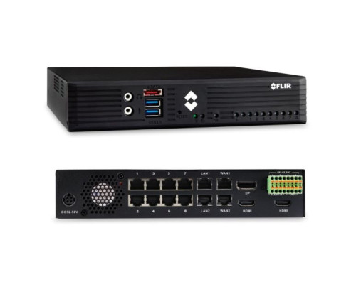 Flir USS-EDGE-POE-08TB Edge Server with 8TB Storage and 8-Port Built-in PoE