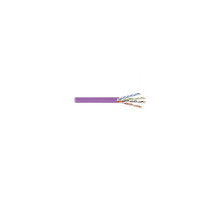 West Penn 4245EZVT1000 8 Conductor, 24 AWG Solid Unshielded CAT 5E Cable, 1000', Violet