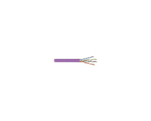 West Penn 4245EZVT1000 8 Conductor, 24 AWG Solid Unshielded CAT 5E Cable, 1000', Violet