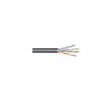 West Penn 4245OSPBK0500 4 Pair 24AWG UTP Outdoor Cable 500ft Black