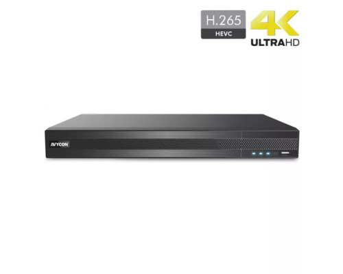 Avycon AVR-HT808A 8 Channels 4K HD-TVI/CVI/AHD High Definition Digital Video Recorder, No HDD