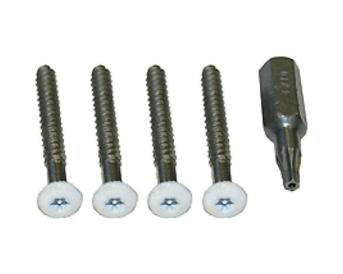 Alpha 10440WH Panel Tamper Screws+Tool - White