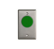 Camden Door Controls CM-400G Single Gang, N/O Contacts, Green Button