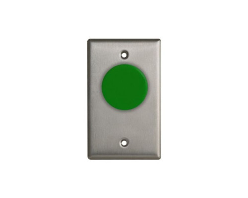 Camden Door Controls CM-400G Single Gang, N/O Contacts, Green Button