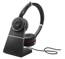 Jabra 7599-832-199 Evolve 75 Headset with Charging Stand