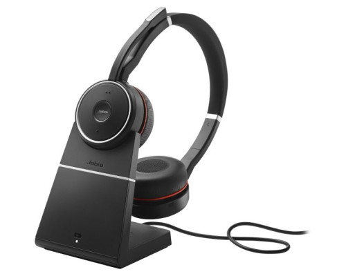 Jabra 7599-832-199 Evolve 75 Headset with Charging Stand