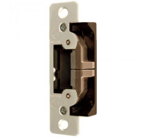 Adams Rite 7400-606 UltraLine Electric Strike for Radius Jambs in Satin Brass