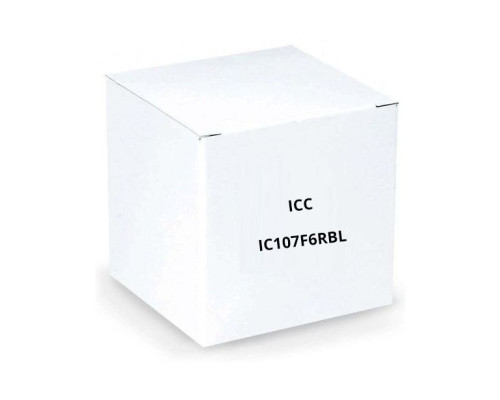 ICC IC107F6RBL Module, Cat 6, HD, 400 Pack, No JackEZ, Blue