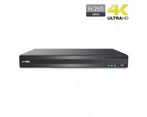 Avycon AVR-HT808A-10T 8 Channels 4K HD-TVI/CVI/AHD High Definition Digital Video Recorder, 10TB