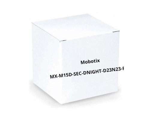 Mobotix MX-M15D-Sec-DNight-D23N23-F1.8 5MP Outdoor Network Camera