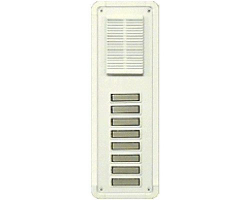 Alpha TTM8W 8 Button Speaker Panel-White-Flush