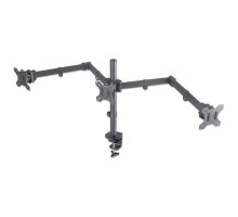 Manhattan 461658 LCD Monitor Mount with Center Mount and Double-Link Swing Arms