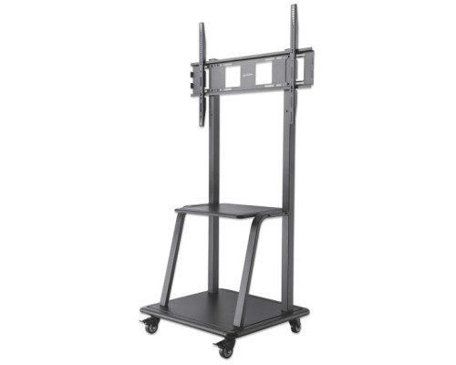 Manhattan 461665 Ultra Heavy-Duty Height-Adjustable TV Cart