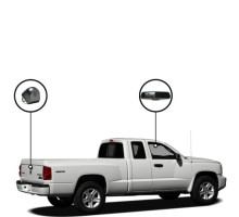 RVS Systems RVS-718513-02 420 TVL Dodge Tailgate Camera, (Dodge Dakota) Dodge Bluetooth Mirror Monitor, 33ft Cable