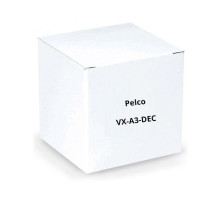 Pelco VX-A3-DEC VideoXpert Enhanced Decoder and Mount with US, Europe, and United Kingdom Power Cords