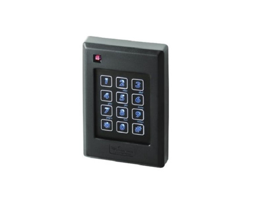 Keri Systems CSR-6-4L-ST Single Gang Mount Keypad Reader with BLE & Smartcard Capability with SwitchTech Support