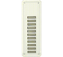 Alpha TBM11W 11 Buttons Only Panel-White-Flush