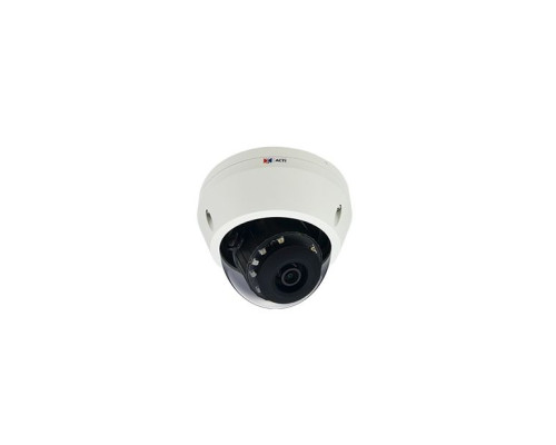 ACTi E710 3 Megapixel Outdoor IR Network Dome Camera, 2.1mm Lens