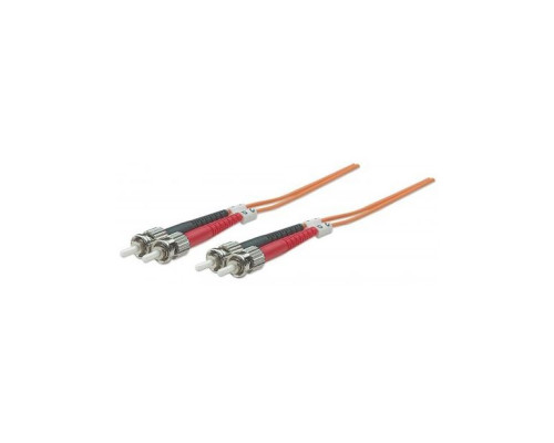 Intellinet 470094 Fiber Optic Patch Cable, Duplex, Multimode