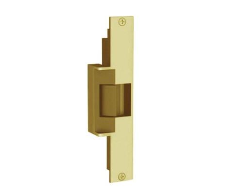 Folger Adam 310-2-12D-606-LCBMA Fail Secure Electric Strike with Latchbolt and Locking Cam Monitor in Satin Brass