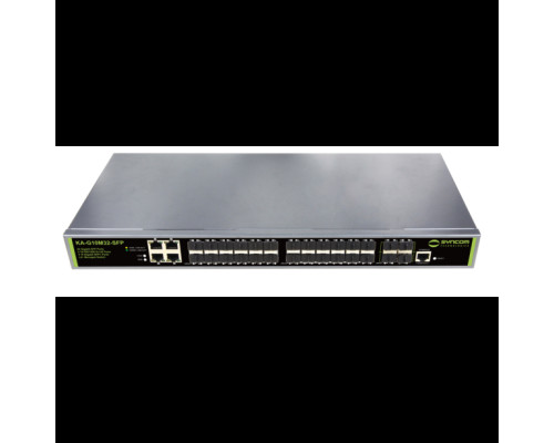 Syncom KA-G10M32-SFP 24 Port SFP Managed Gigabit Switch with 4 SFP 10GB Ports and 4 Ports Gigabit Ethernet