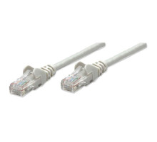 Intellinet 738231 IEC-C5-GY-2 Network Cable, Cat5e, UTP, 100% Copper, RJ45 Male / RJ45 Male, 0.6 m (2 ft.), Gray