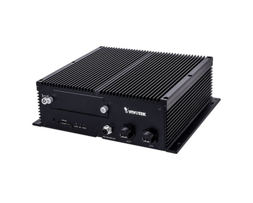 Vivotek NV9311P-M12 8 Channel 4K H.265 Embedded Plug & Play Mobile Network Video Recorder, No HDD, M12