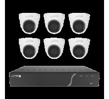 Speco ZIPK8TA 8 Channel Surveillance Kit with Five 5MP IP Cameras and One 8MP Advanced Analytics Camera, 2TB