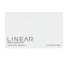 Linear 830-00460 Credential, ISO Card, 13.56 MHz, Linear Compatible, 25 Pack