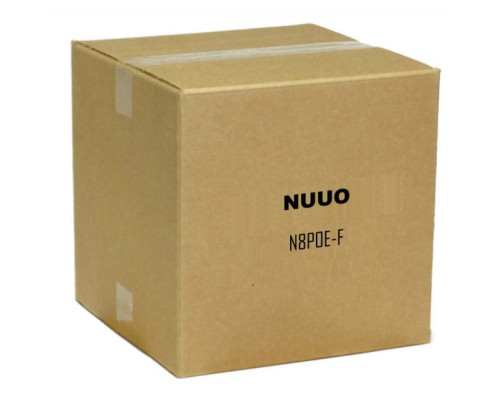 Nuuo N8POE-F 8 Port PoE, 124 Watts, 2 Ports 10/1000 Mbps, 2 Ports SPF Fiber, Unmanaged